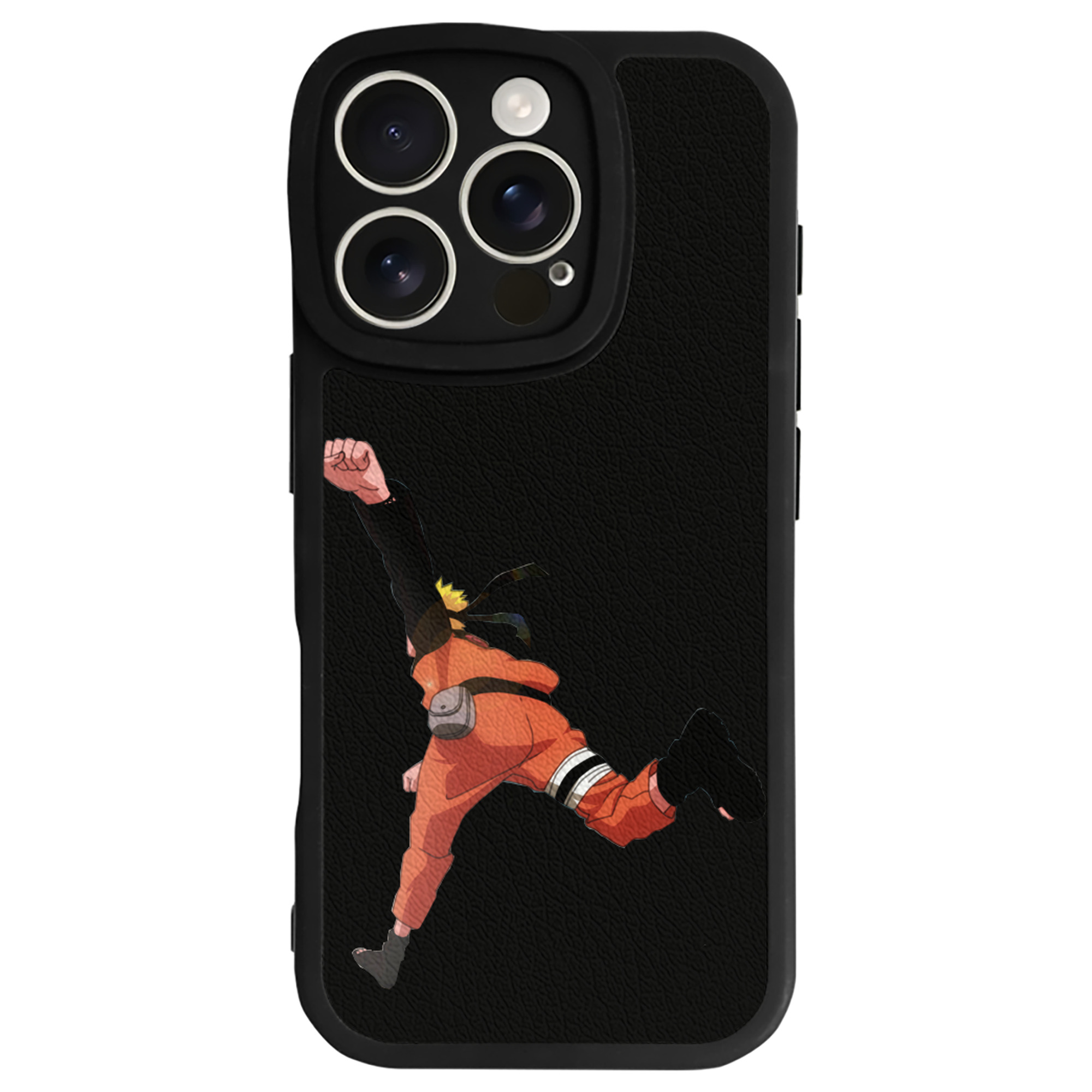 （画像用） NARUTO -ナルト- うずまき ナルト Uzumaki Naruto 【iPhone 16シリーズ対応】シリコンスマホケース（レザー調） 材質：シリコン